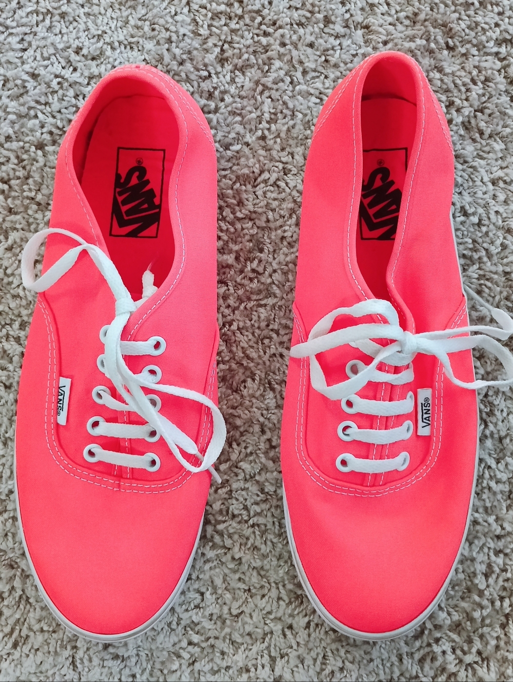 Vans Women's Authentic Low-Top Canvas Sneakers - Coral Pink